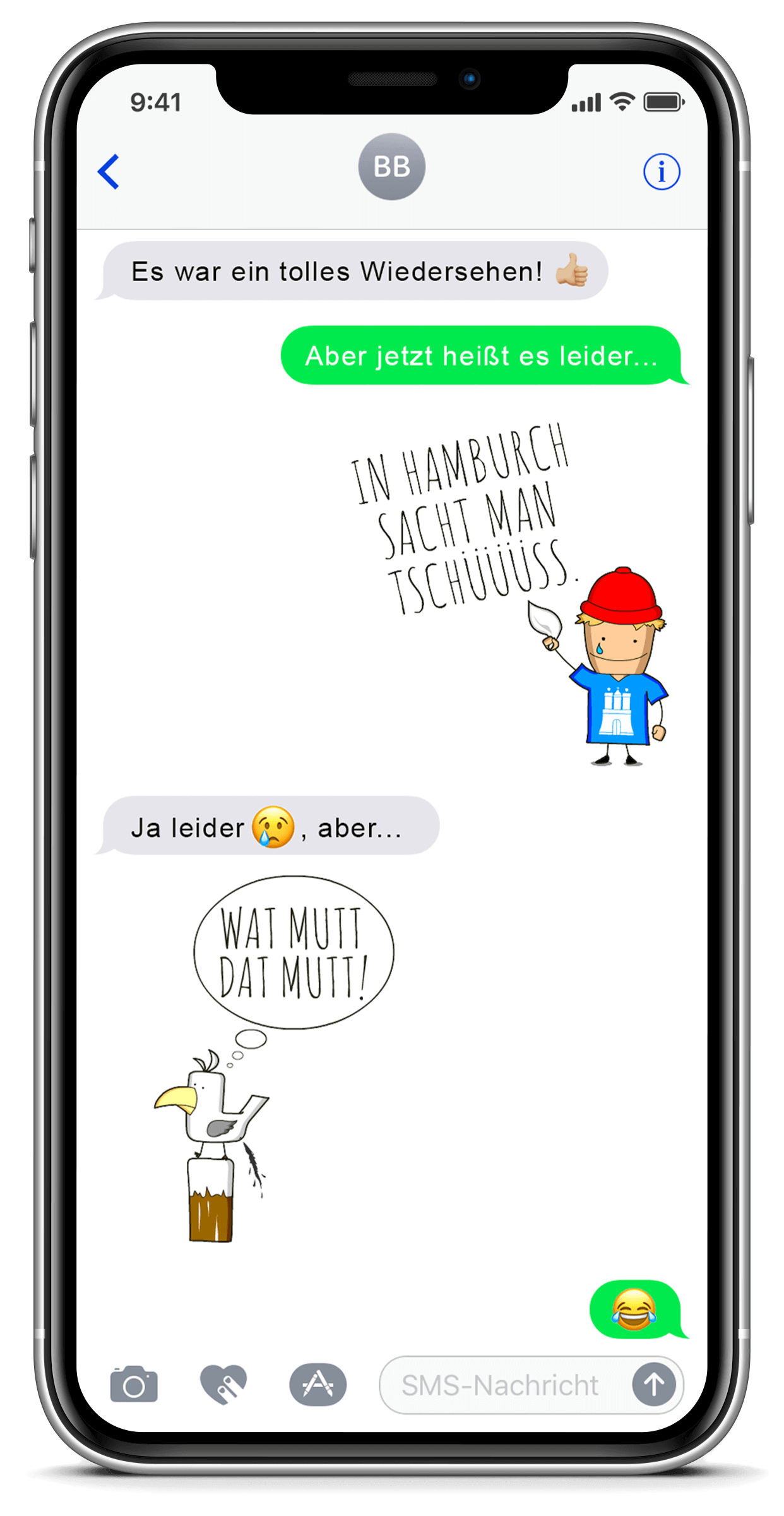 MOIN! App iMessage Chat